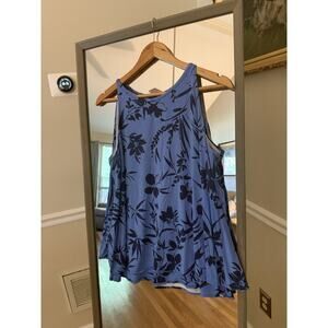 Pre-Owned Tori Richards Pink Size Medium Printed Tank Top